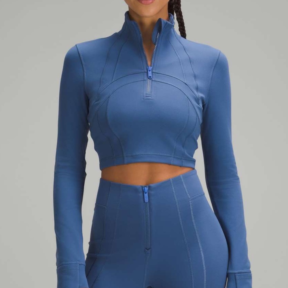 Lululemon define cropped half zip